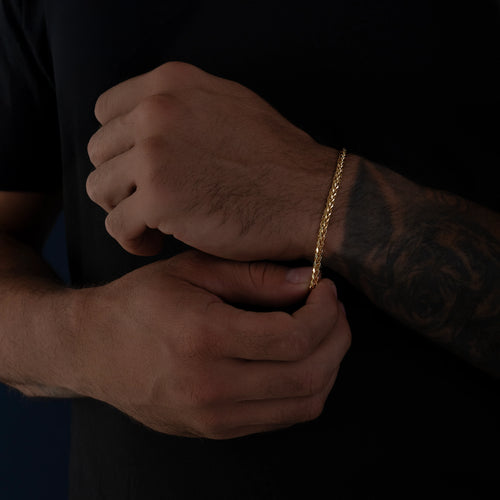 Pulsera Tejido Espiga 20cm