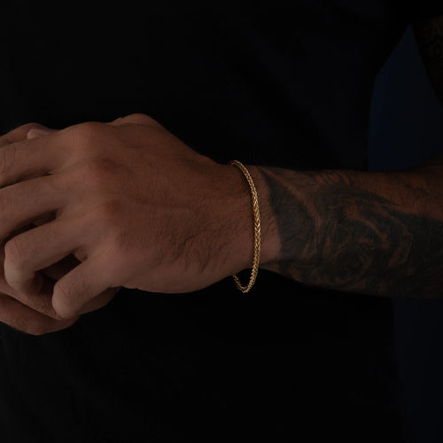 Pulsera Tejido Espiga 21cm