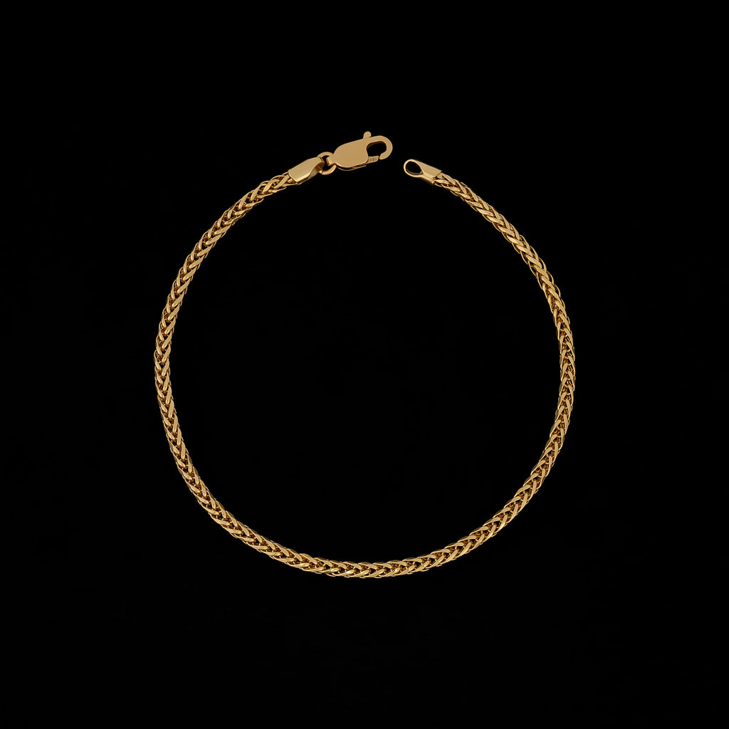 Pulsera Tejido Espiga 21cm