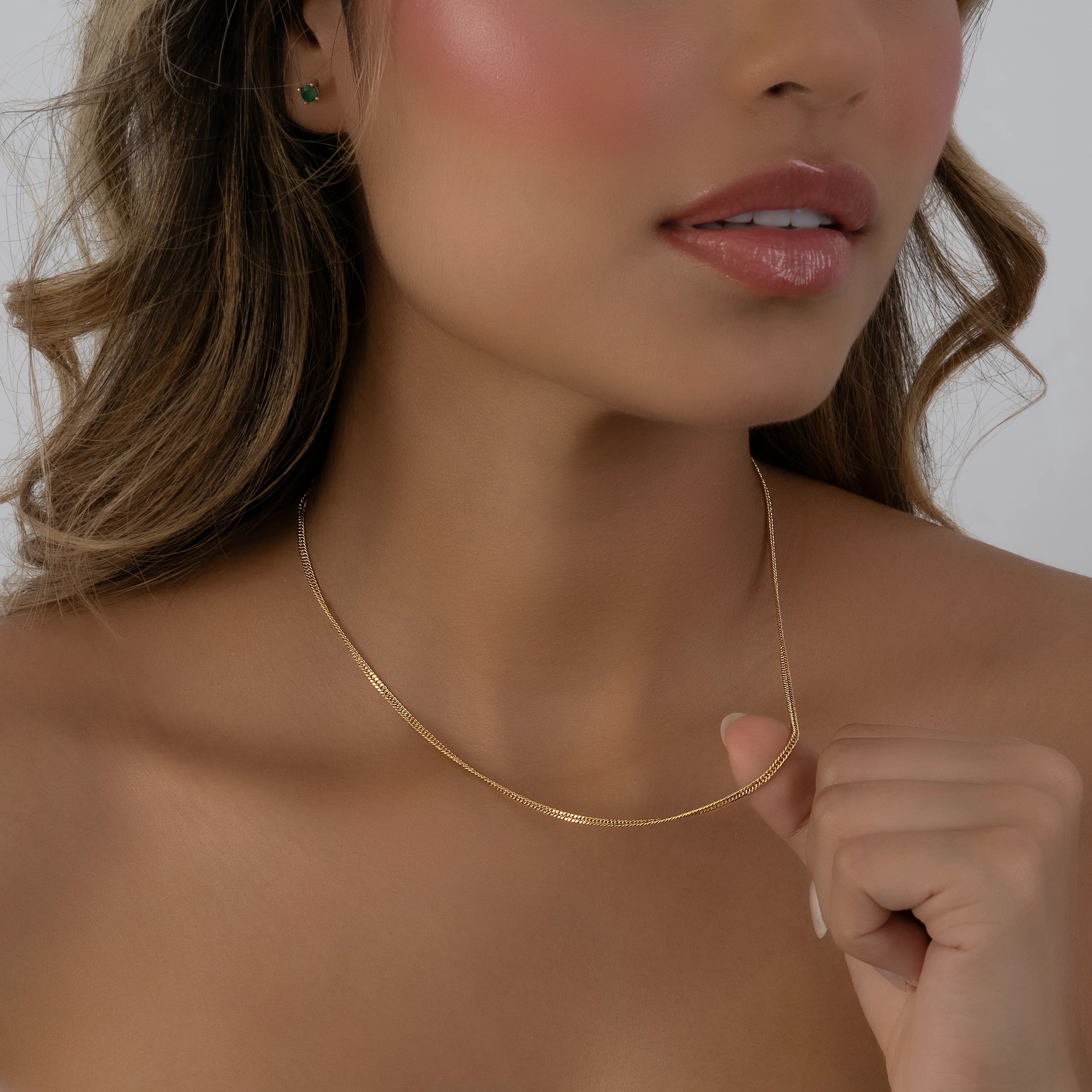 Cadena Tejido Cubano 45cm