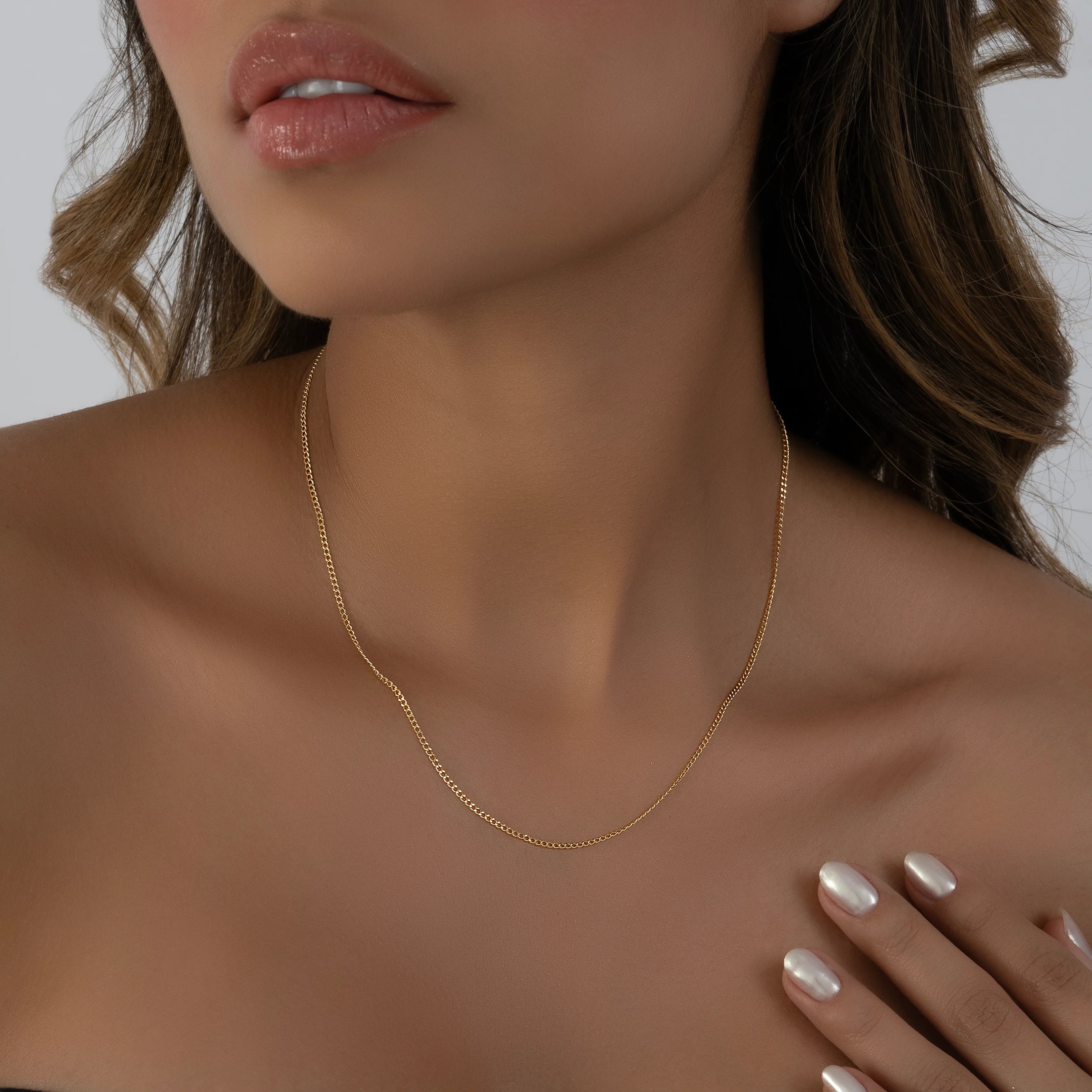 Cadena Tejido Cubano 45cm