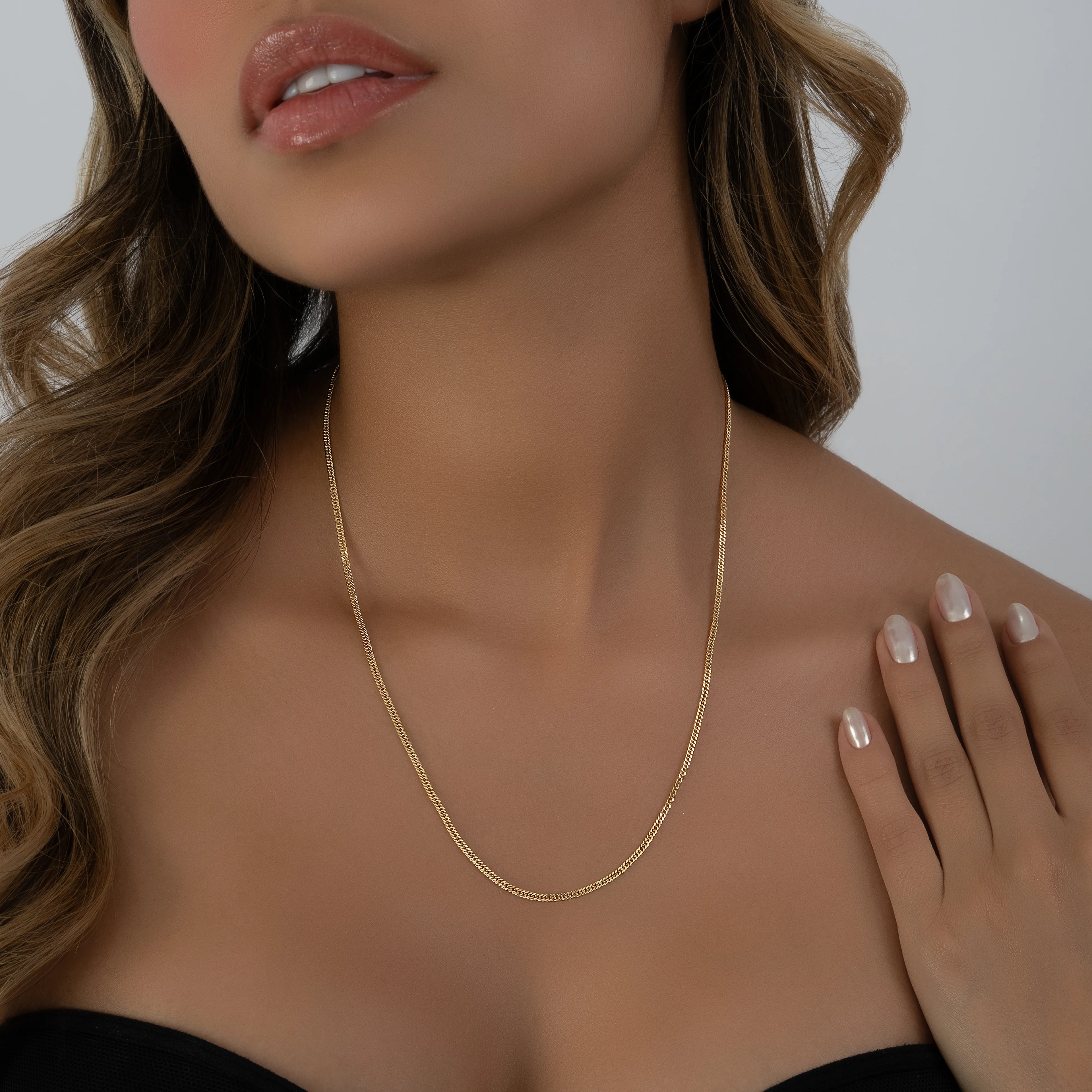 Cadena Tejido Cubano 50cm