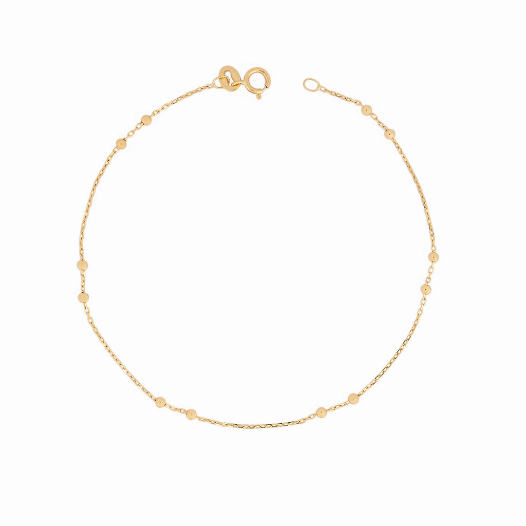 Pulsera Tejido Balines 18cm