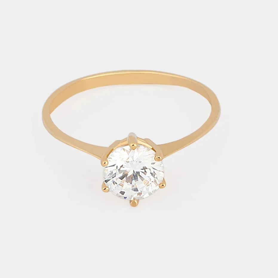 Anillo Compromiso Camélia Talla 6