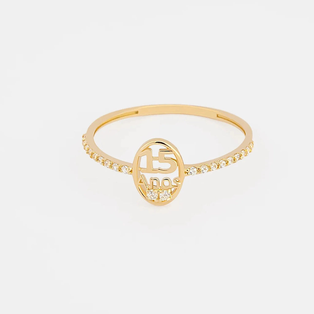 Anillo 15 Años Talla 8