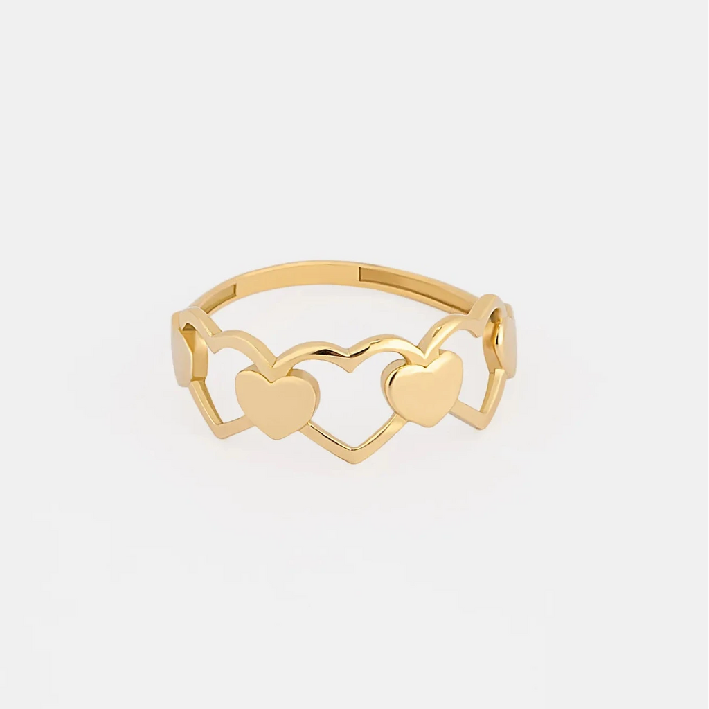 Anillo Corazones Talla 5 3/4