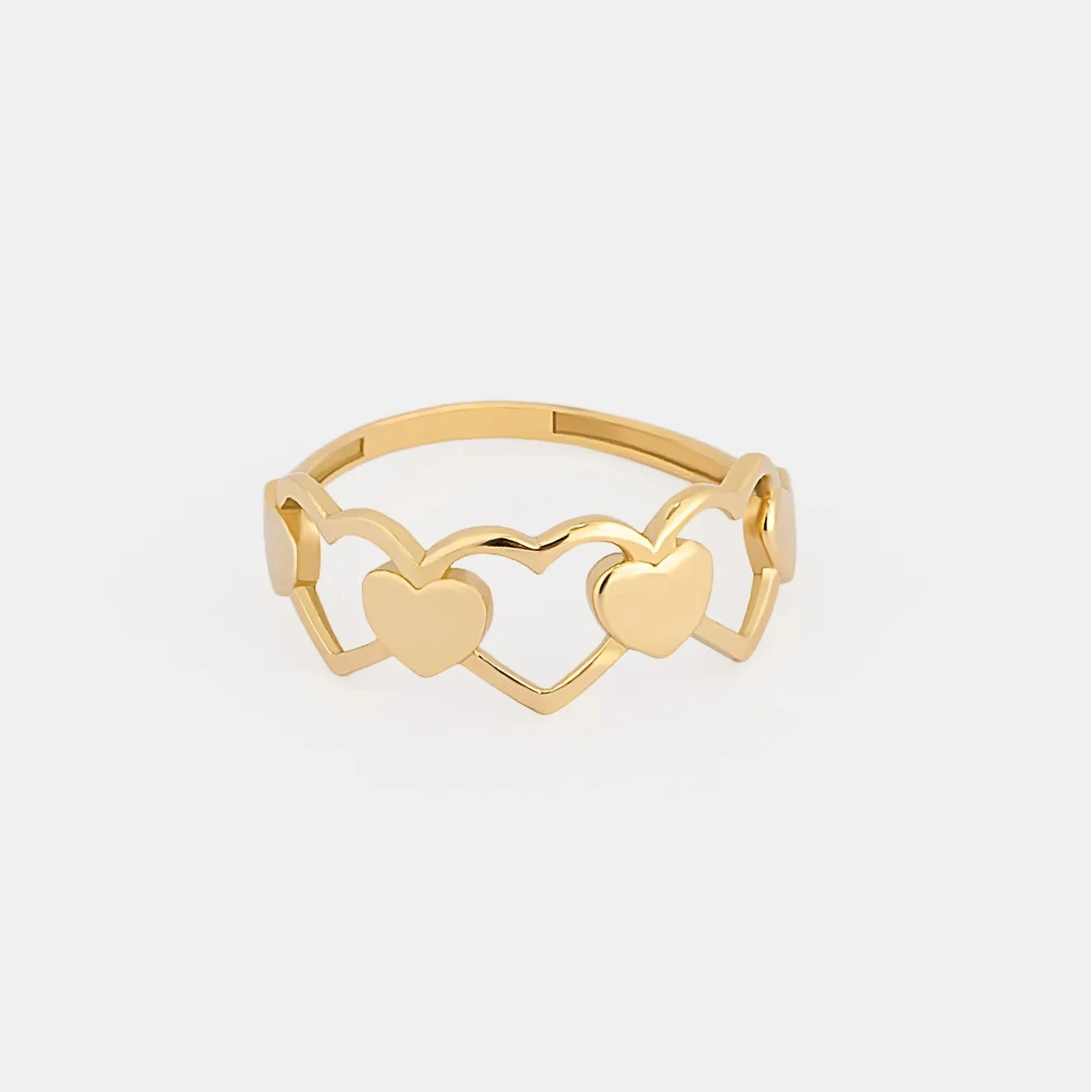 Anillo Corazones Talla 5 3/4