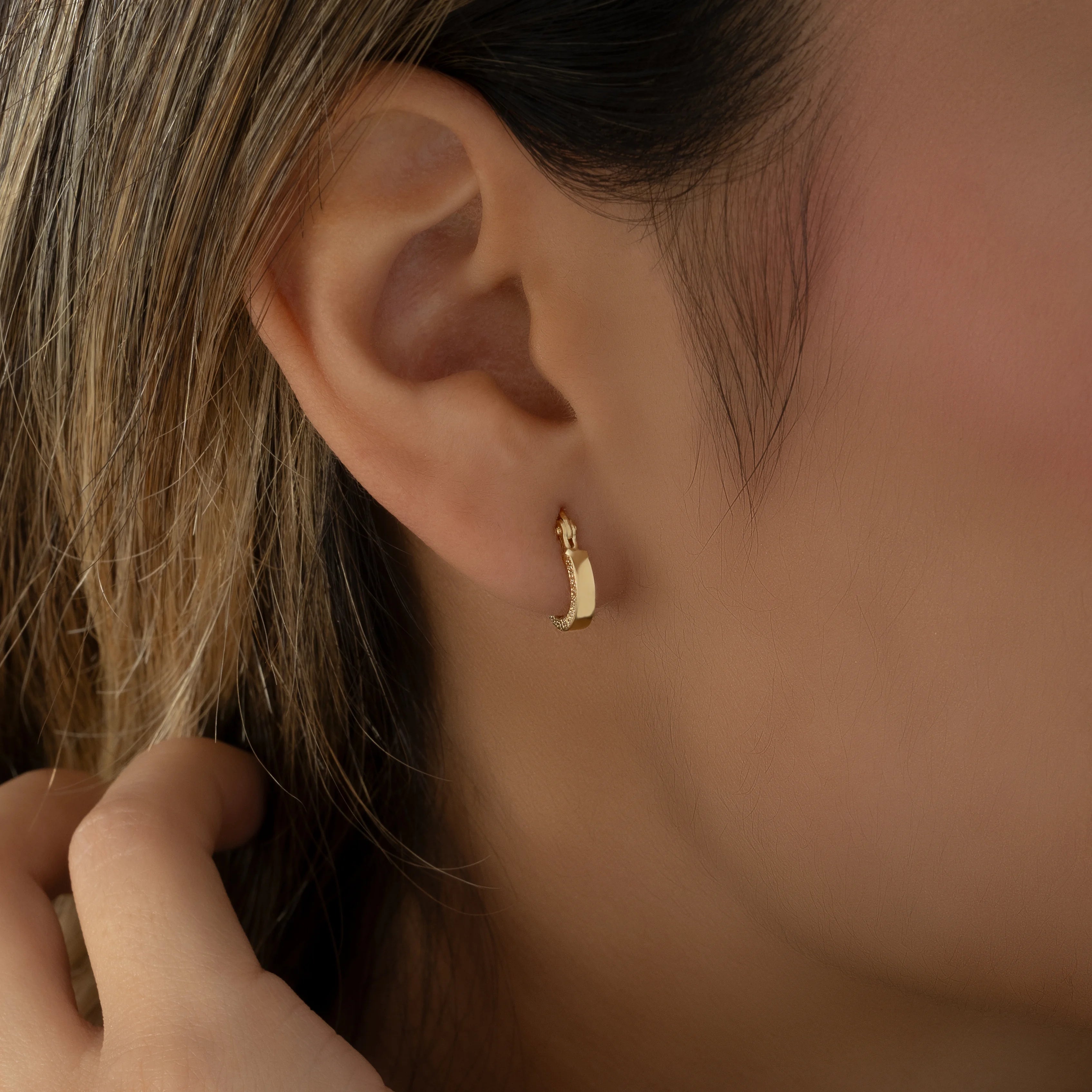 Candongas Grabadas 1.2cm