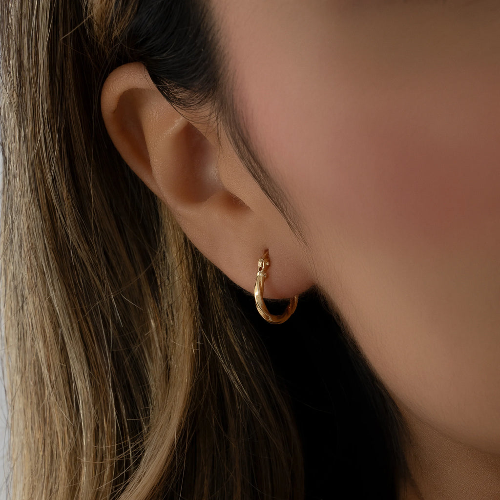 Candongas Entorchadas 1.5cm