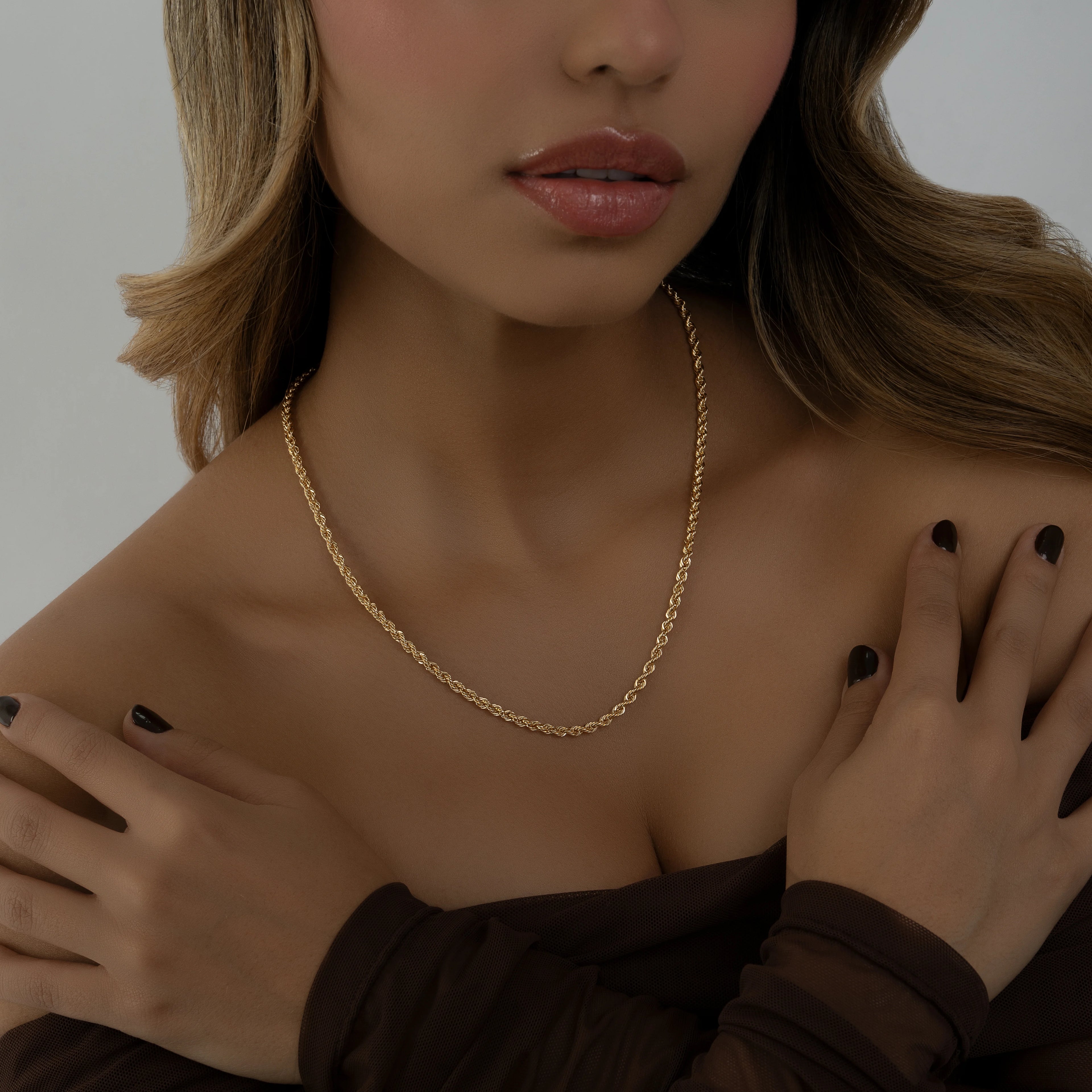 Cadena Tejido Lazo 50cm