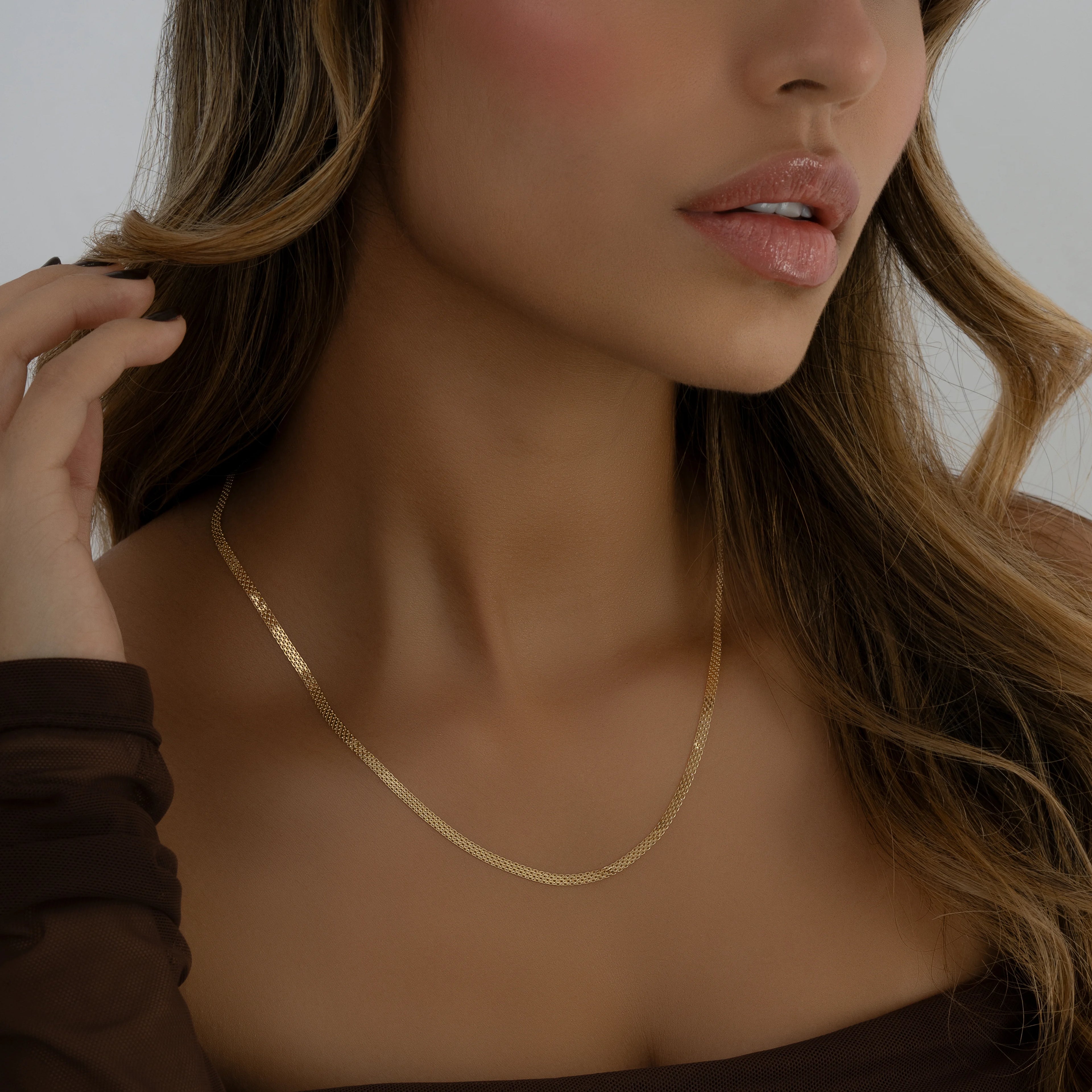 Cadena Tejido Chino 50cm