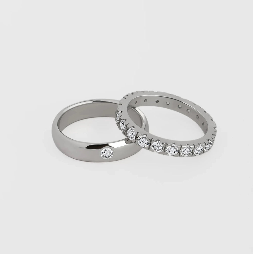 Anillo Boda Diamantes