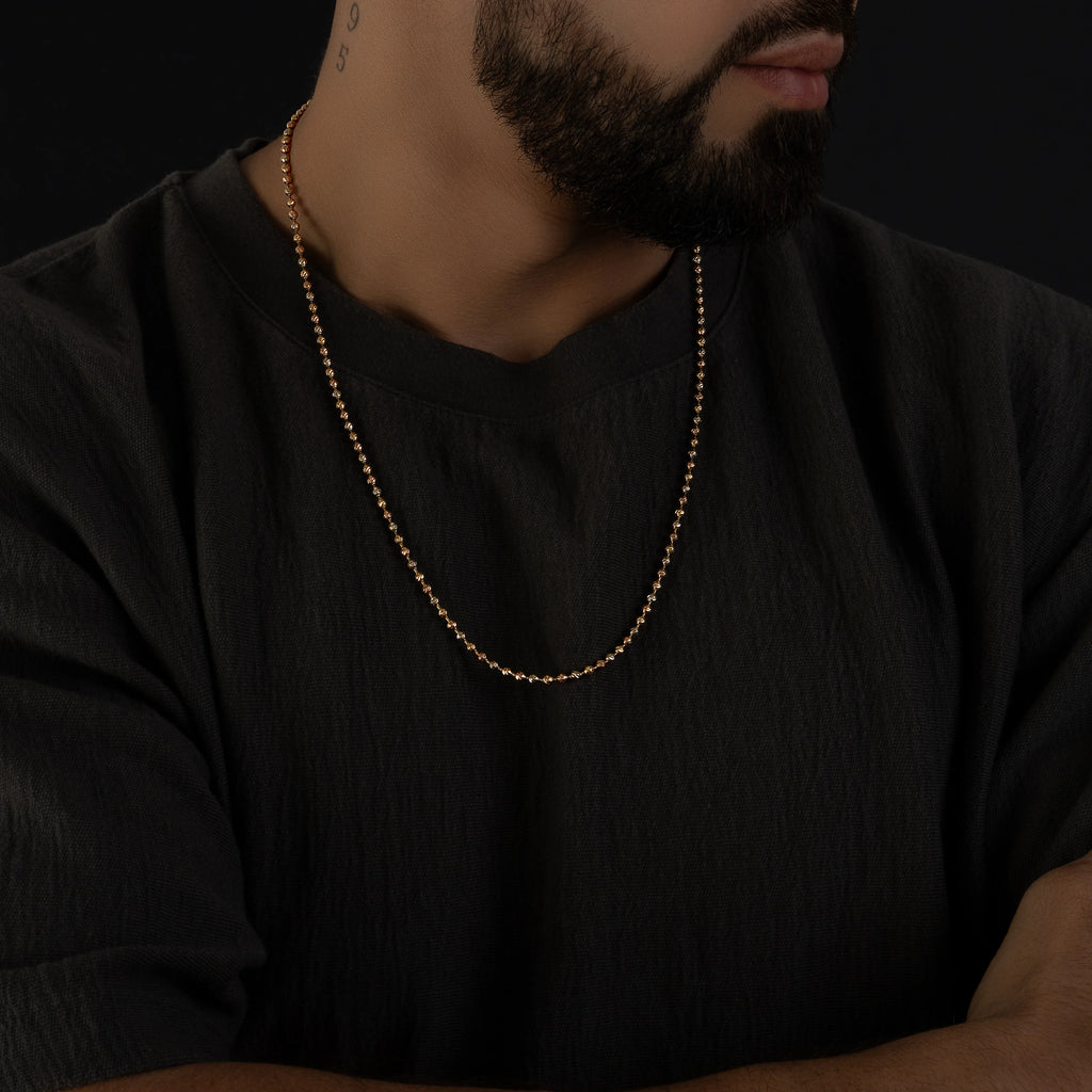 Cadena T.Militar Tres Oros Diamantado