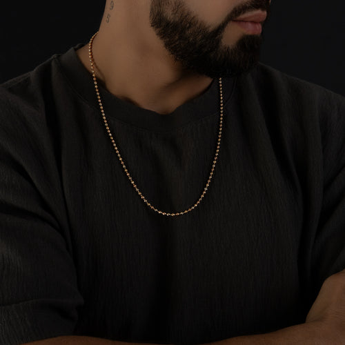 Cadena T.Militar Tres Oros Diamantado