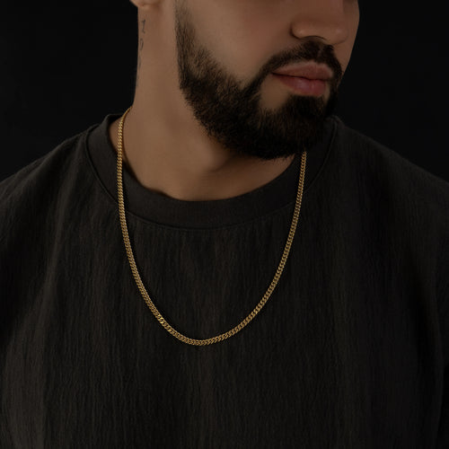 Cadena Tejido Cubano Macizo