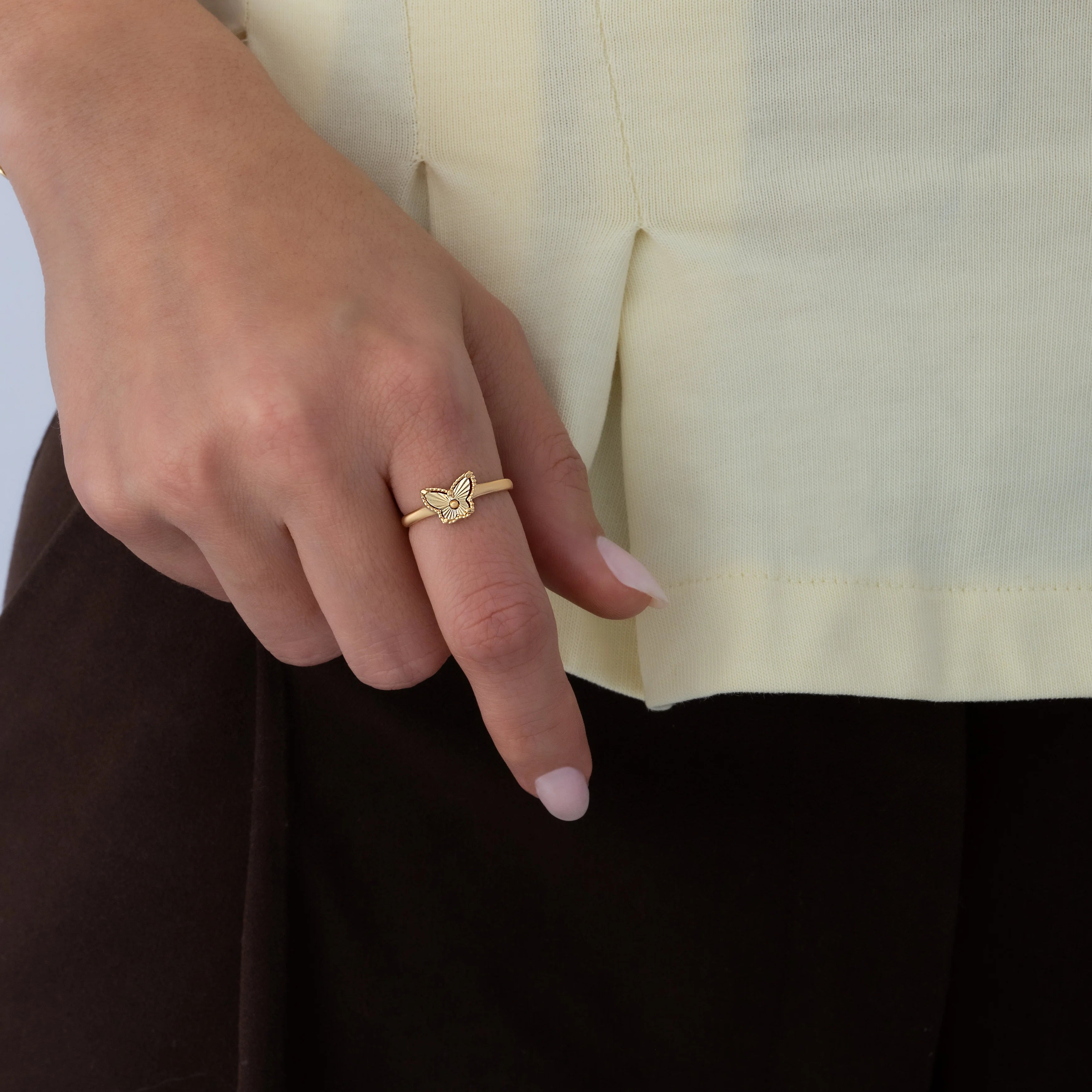 Anillo Mariposa Diamantada