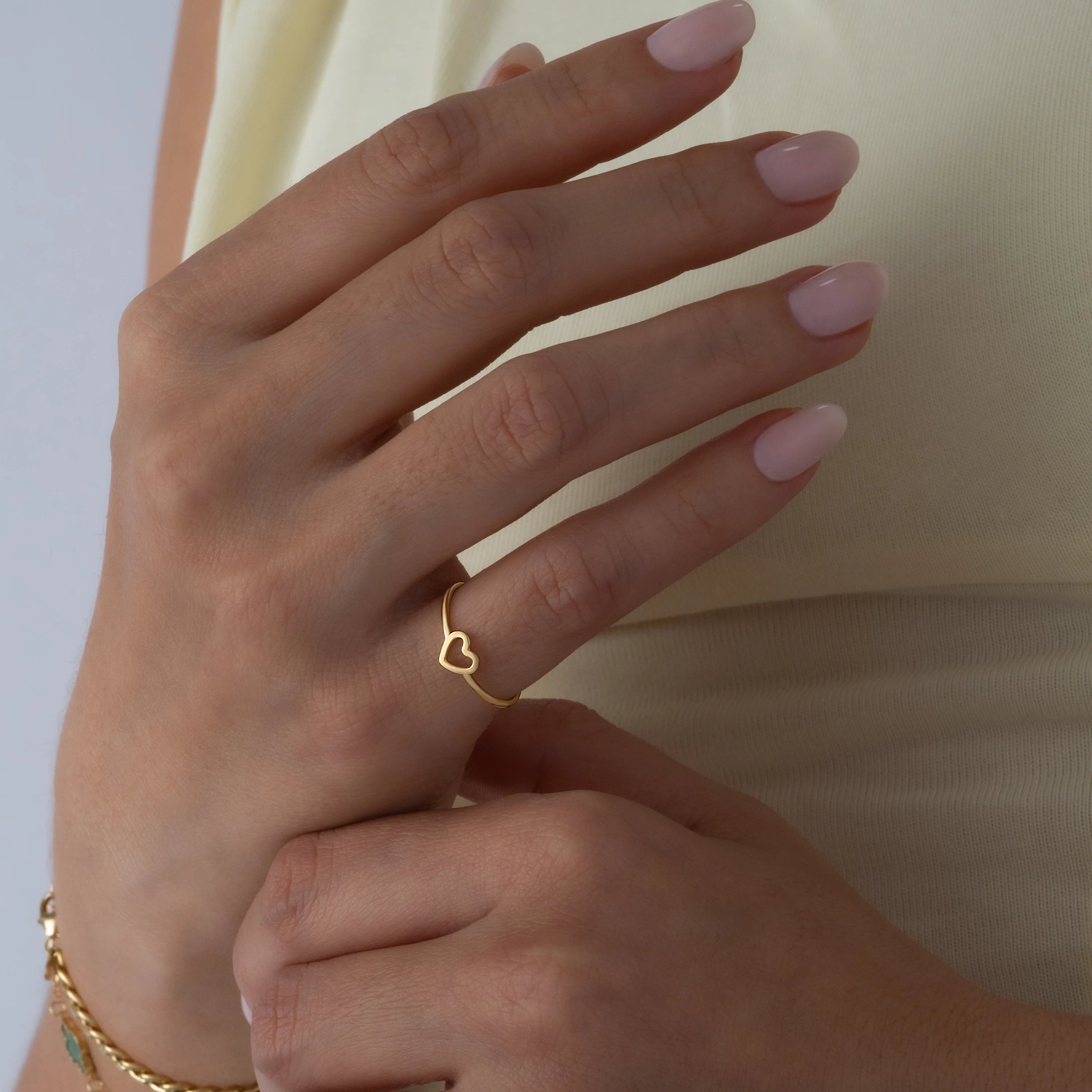 Anillo Silueta Corazon