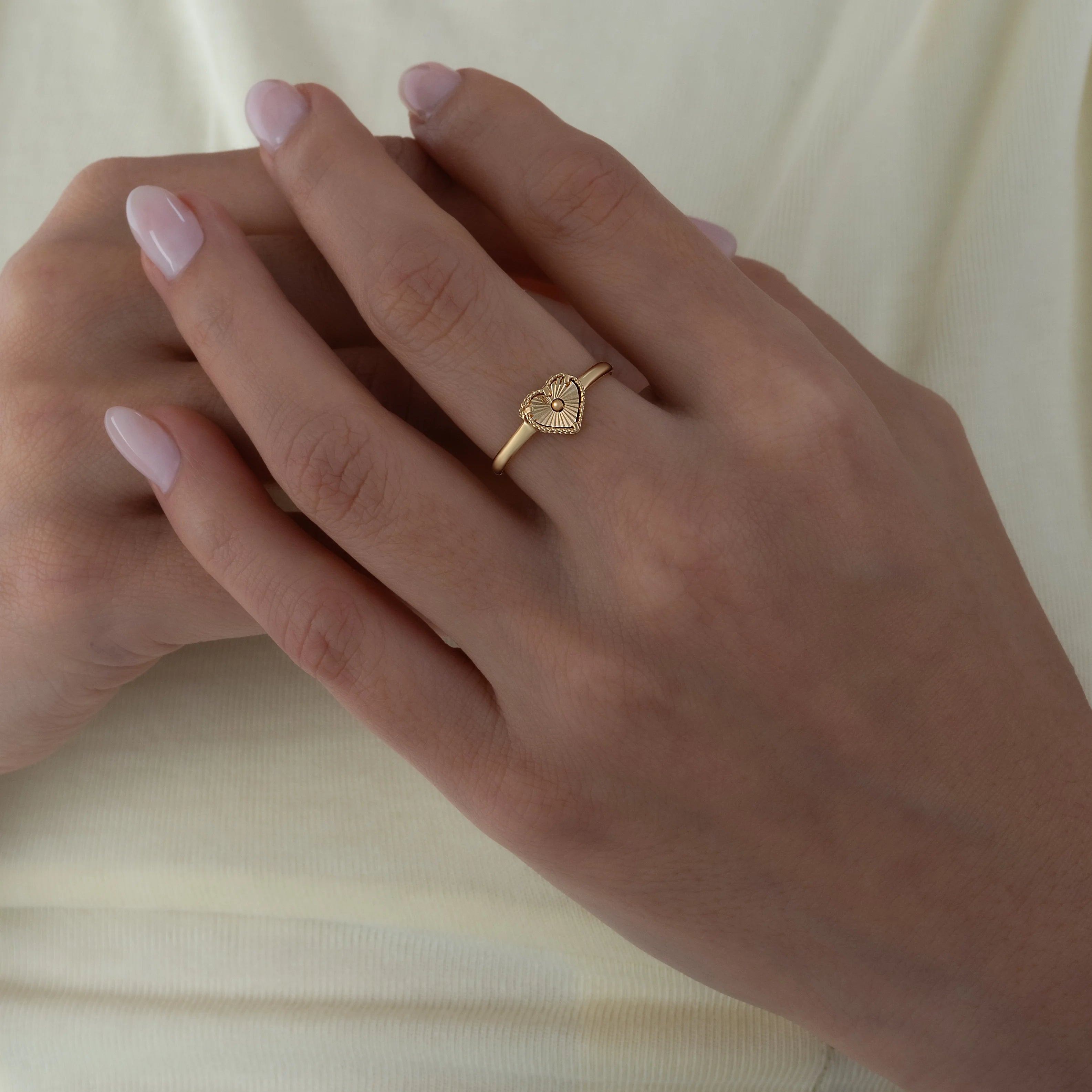 Anillo Corazon Diamantada