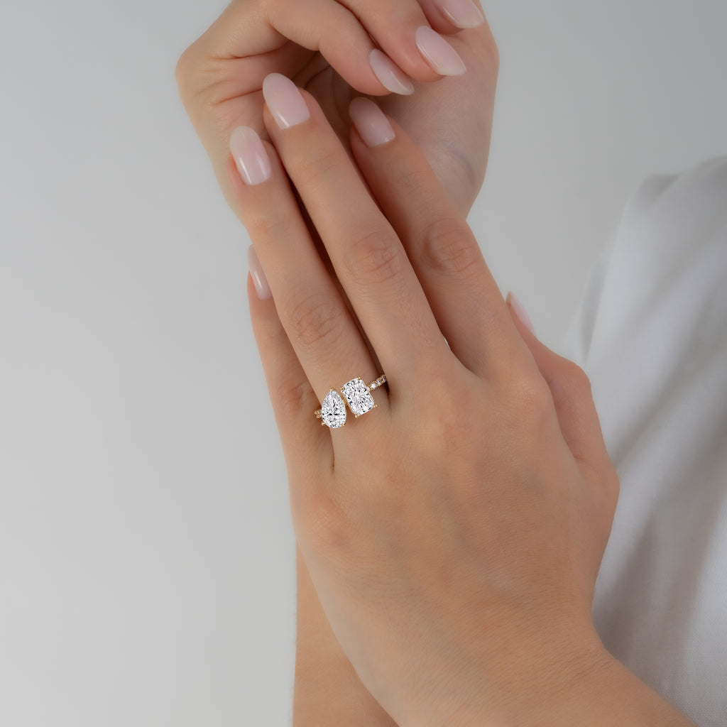 Anillo Diamantes Tu & Yo