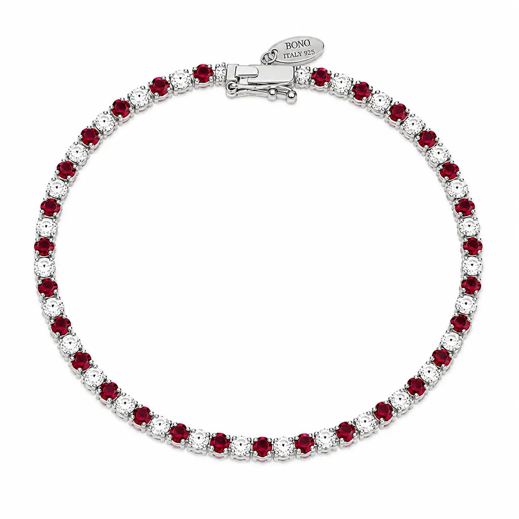 Pulsera Tennis Red 18cm