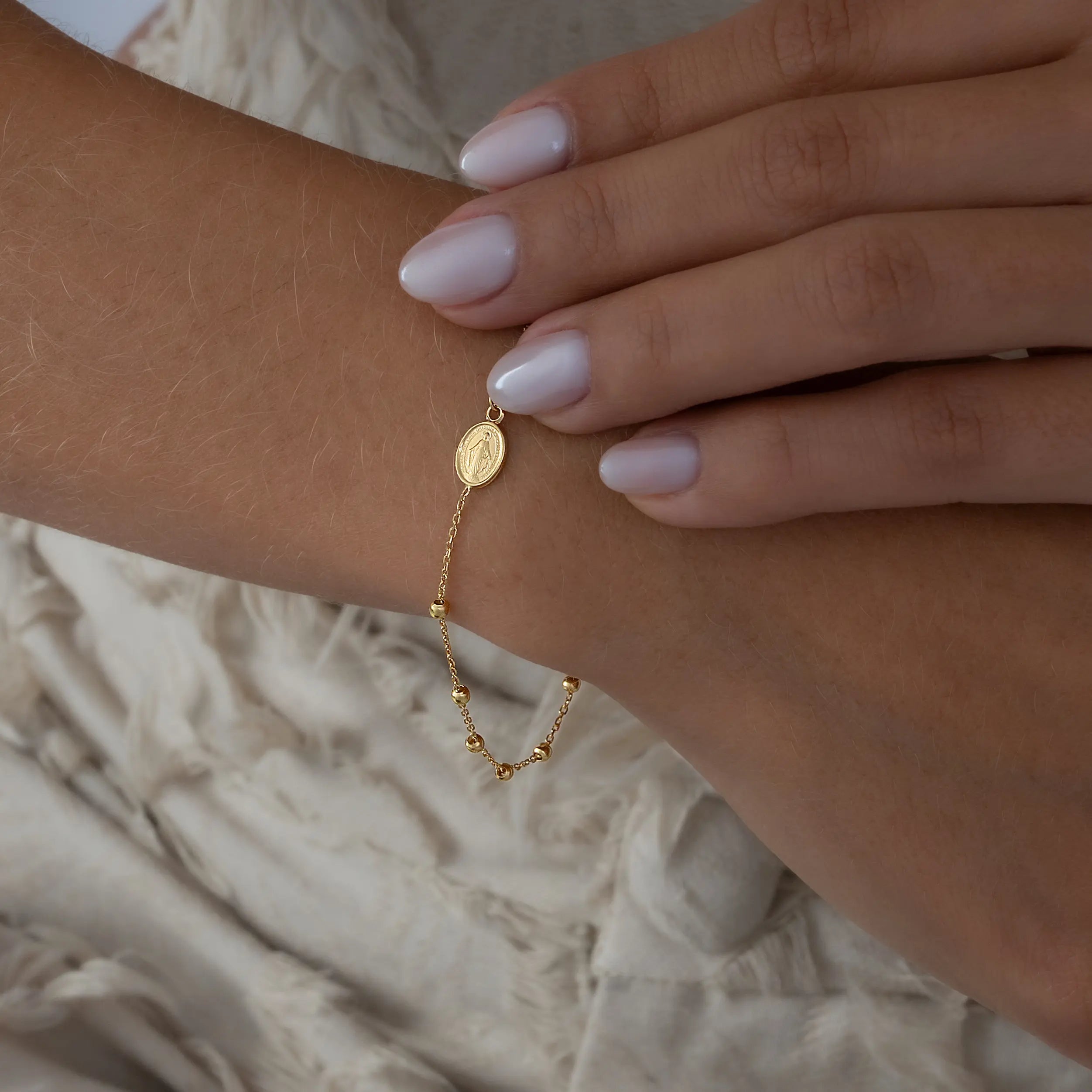Pulsera Denario Liso 17.5cm