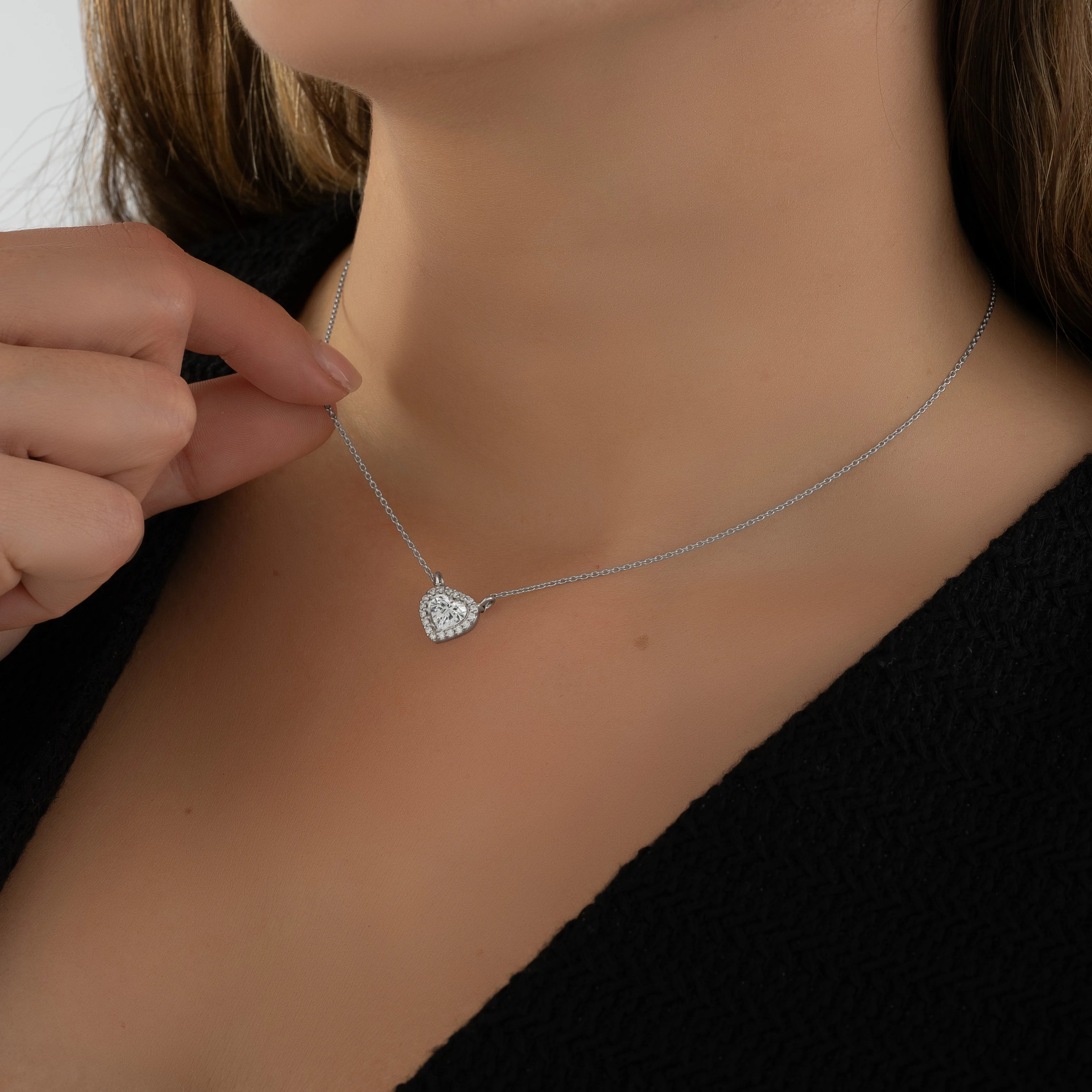 Juego Corazón Diamantes Lab.