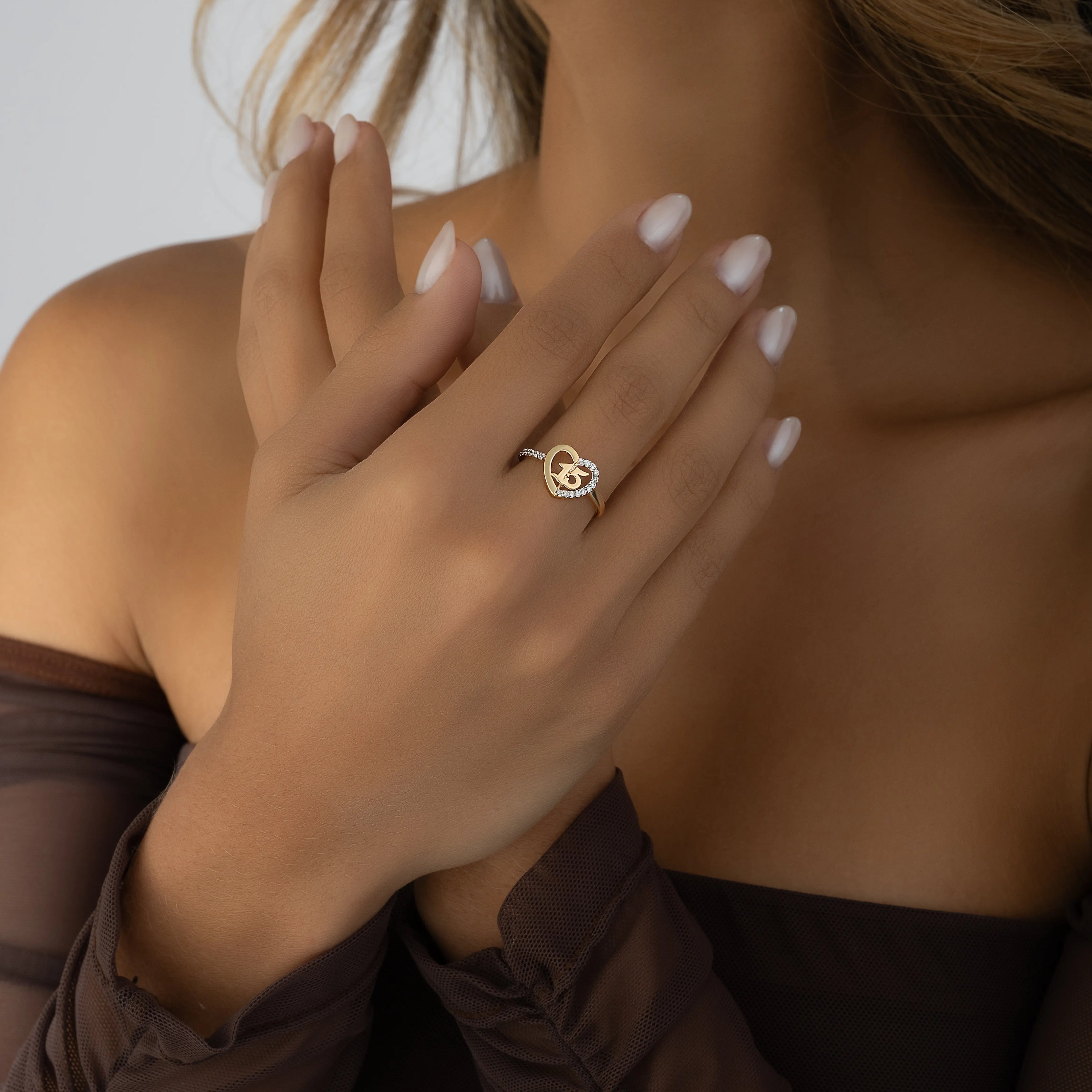 Anillo Corazon 15