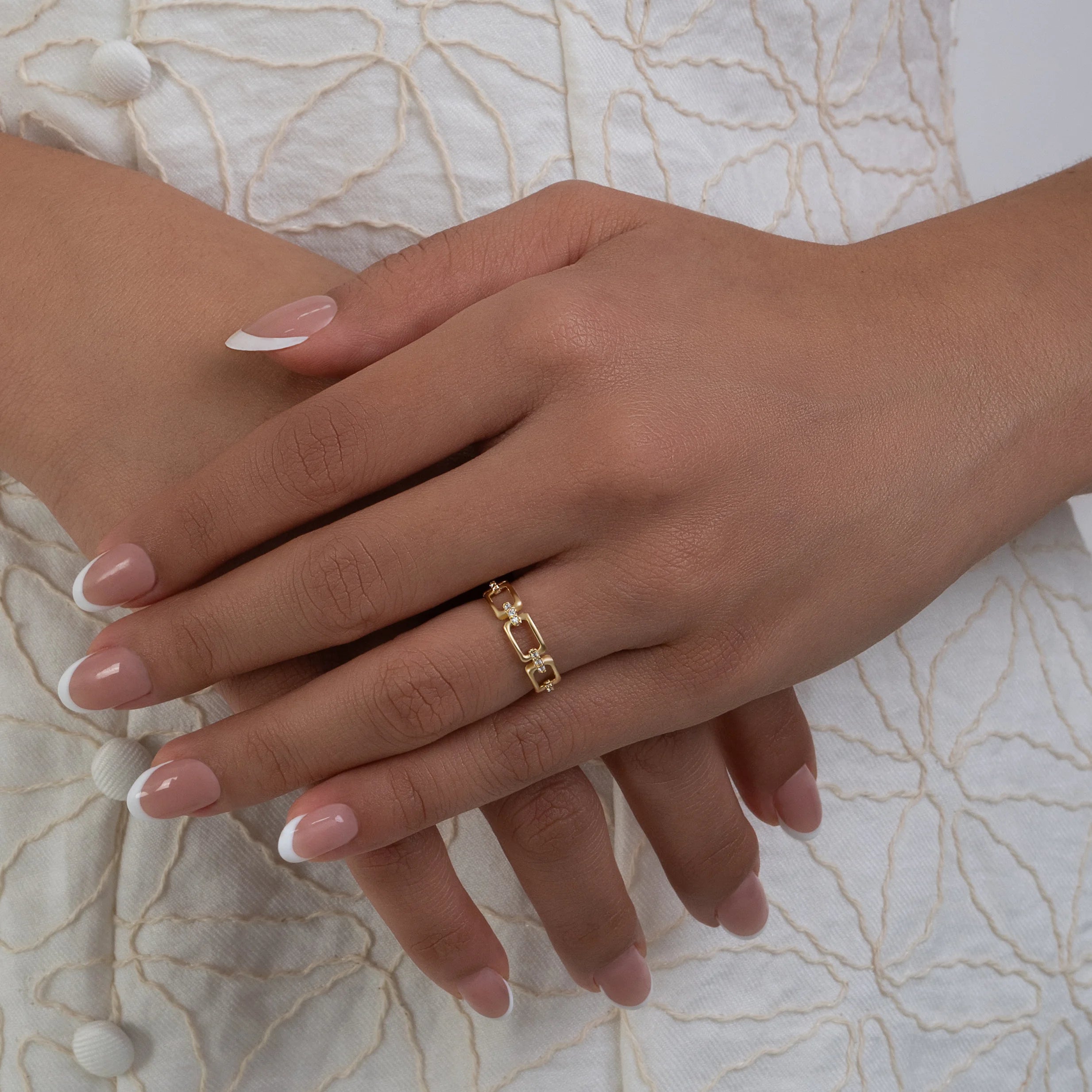 Anillo Cuadro