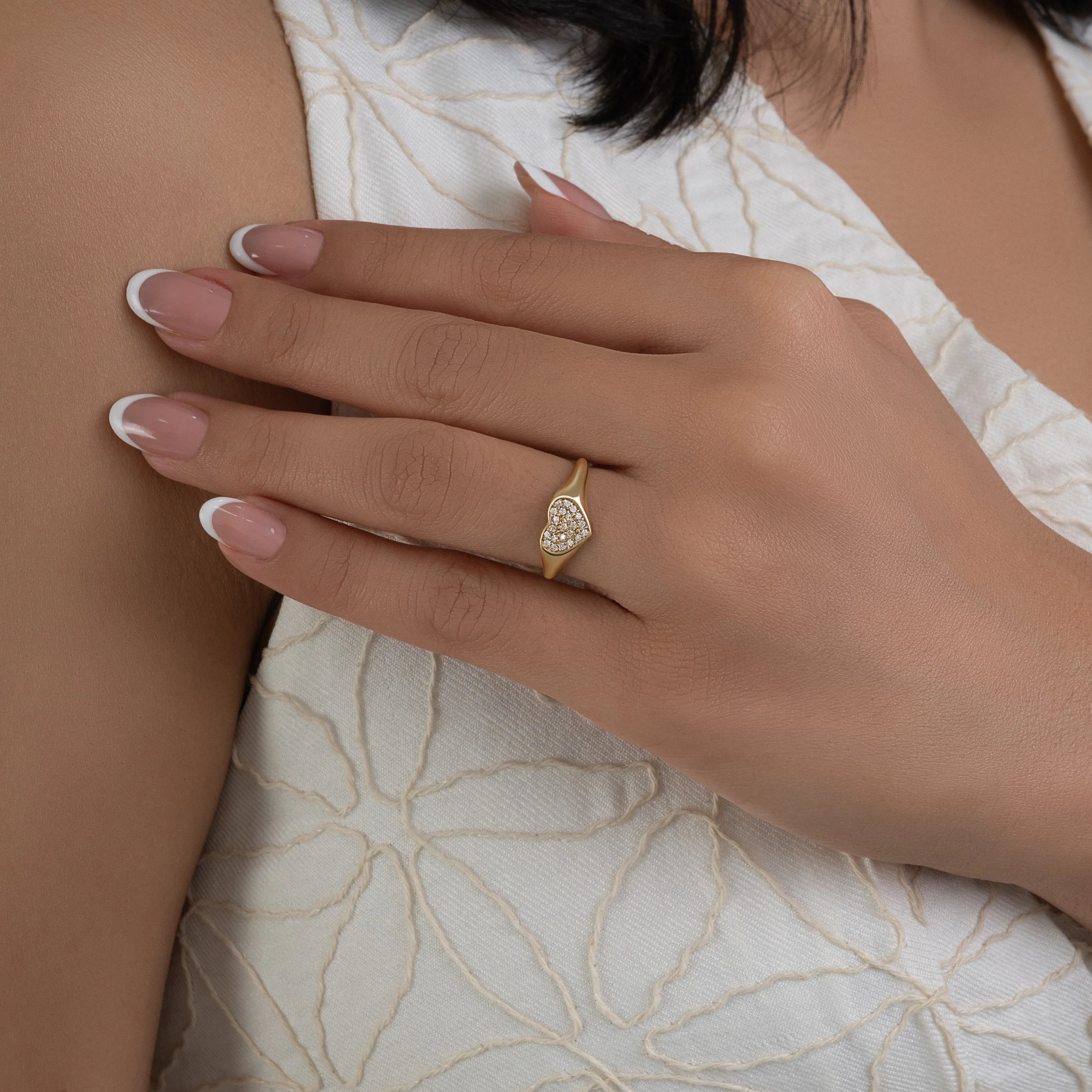 Anillo Corazon Casting