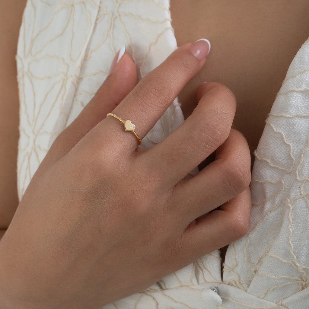 Anillo Corazon