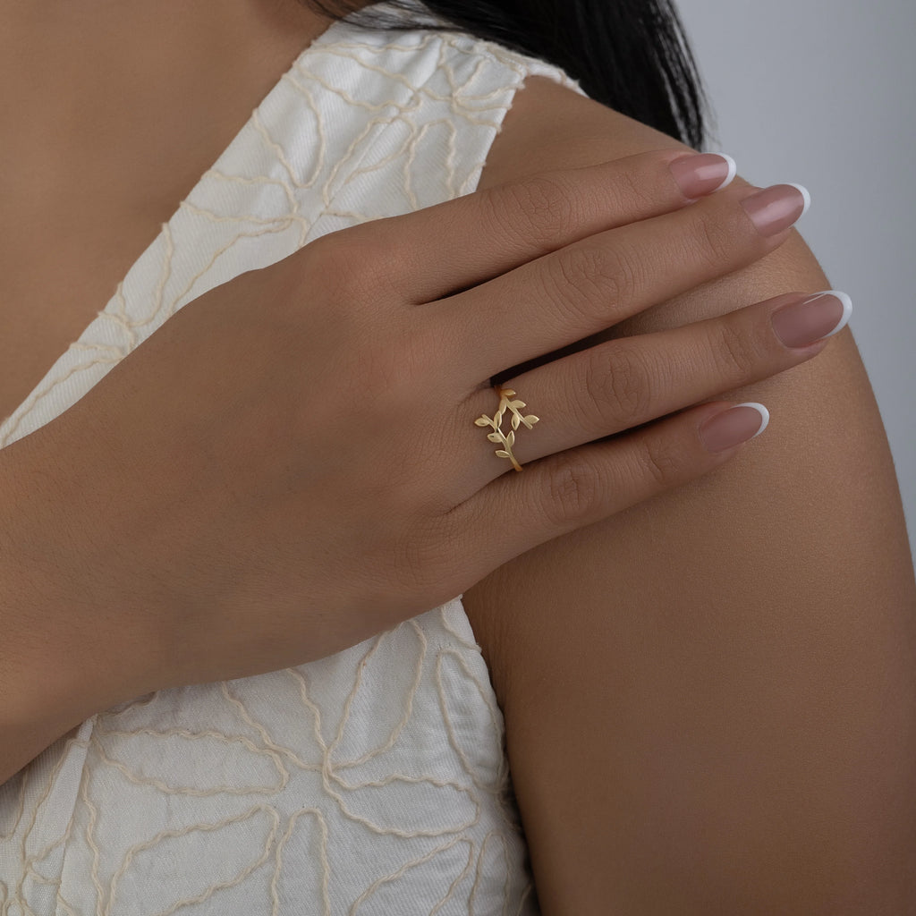 Anillo Hoja