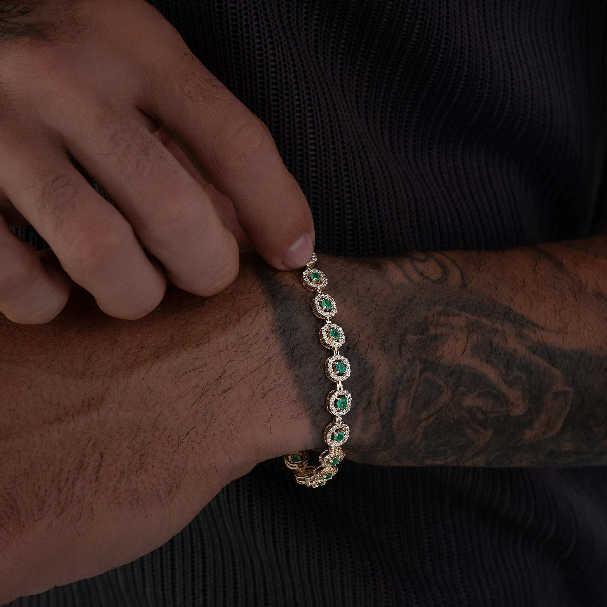 Pulsera Eterna Esmeralda