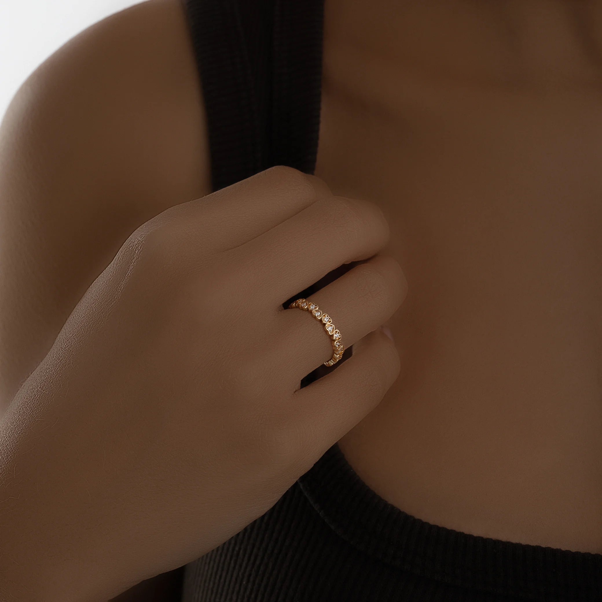 Anillo Corazones