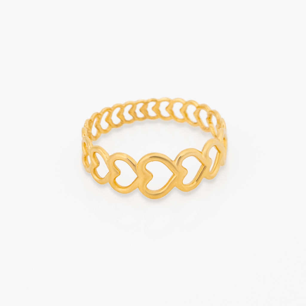Anillo Corazones Talla 6