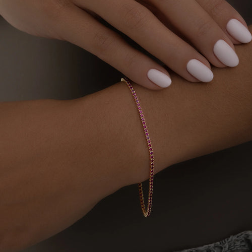 Pulsera Tennis Red