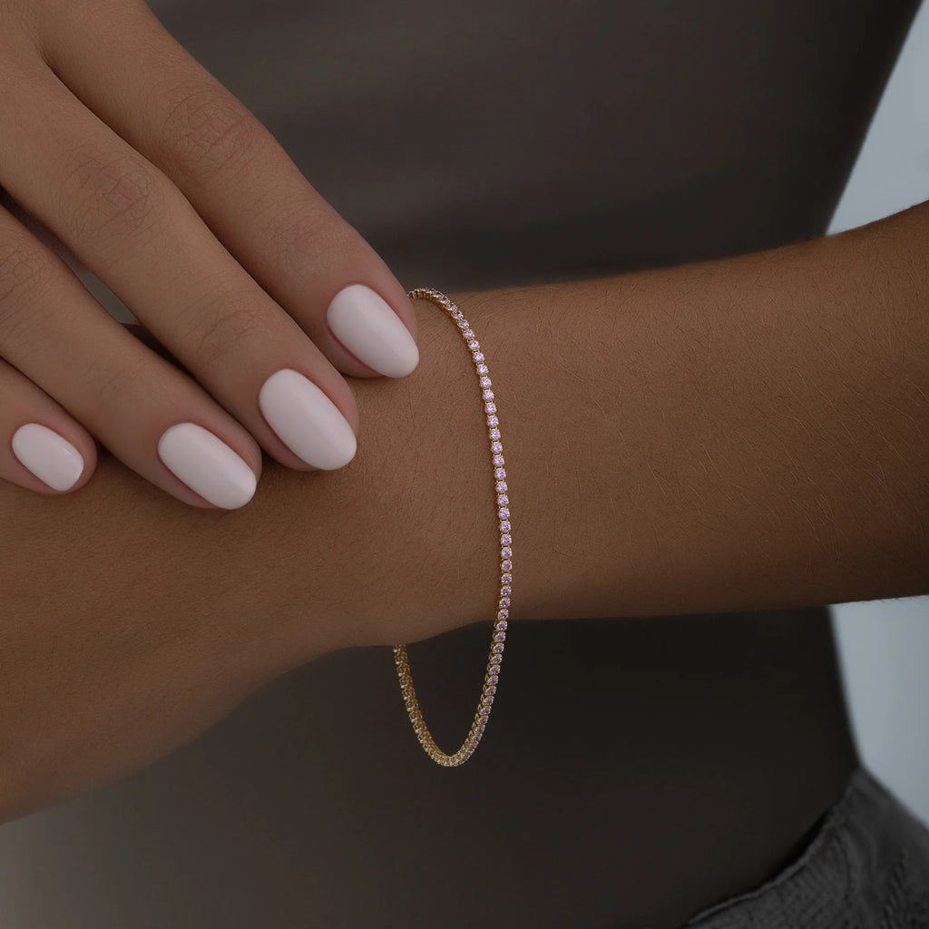 Pulsera Tennis Pink