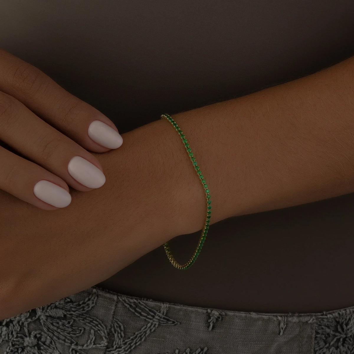 Pulsera Tennis Green