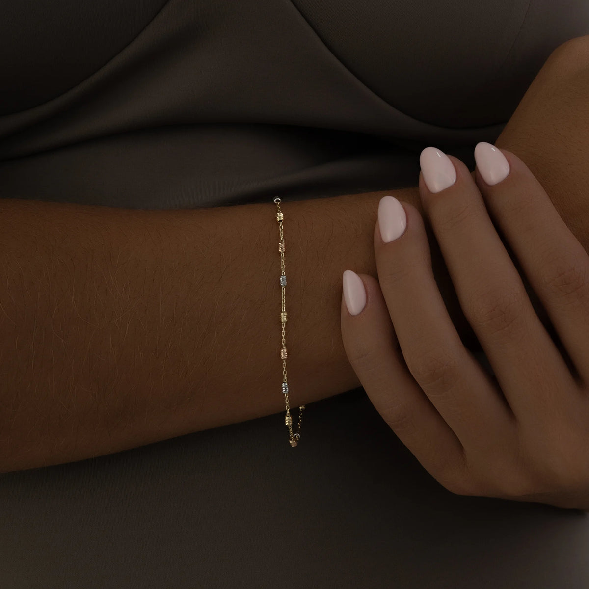 Pulsera Esferas Diamantadas