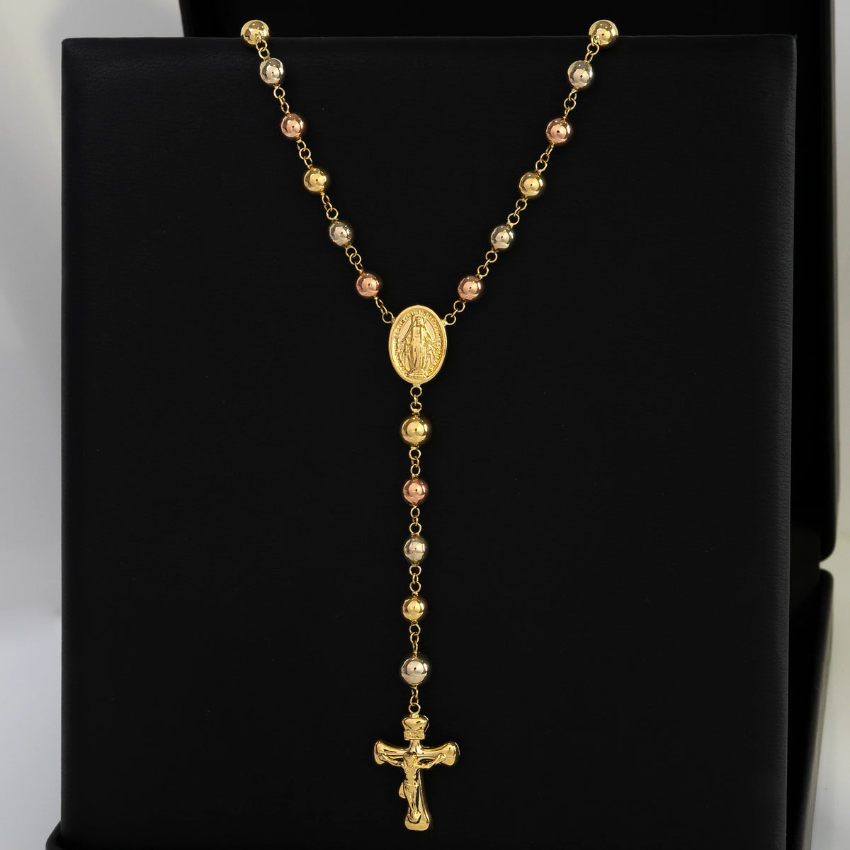 Rosario Tres Oros 62cm