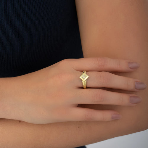 Anillo Rombo Talla 8 1/4