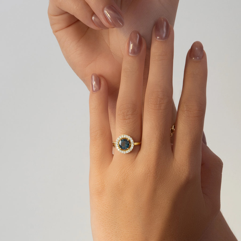 Anillo Topacio Talla 6 1/2