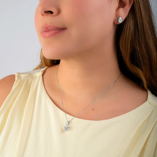 Set Diamantes Lab. Oval