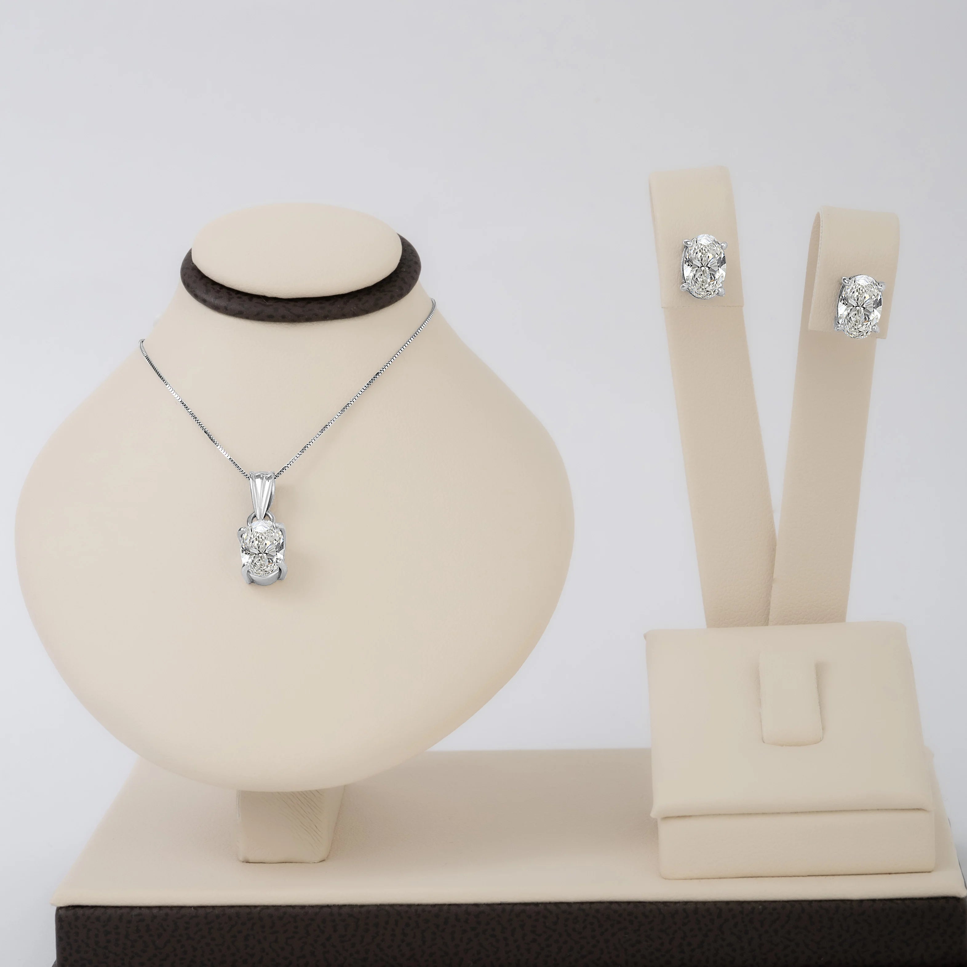 Set Diamantes Lab. Oval