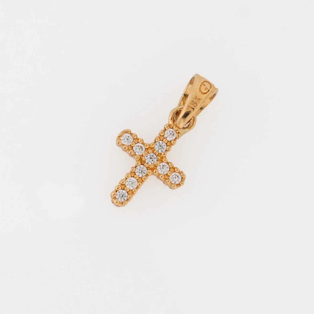 Dije Cruz Doble 1.7cm