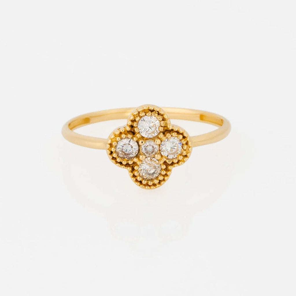 Anillo Trebol Talla 8 3/4