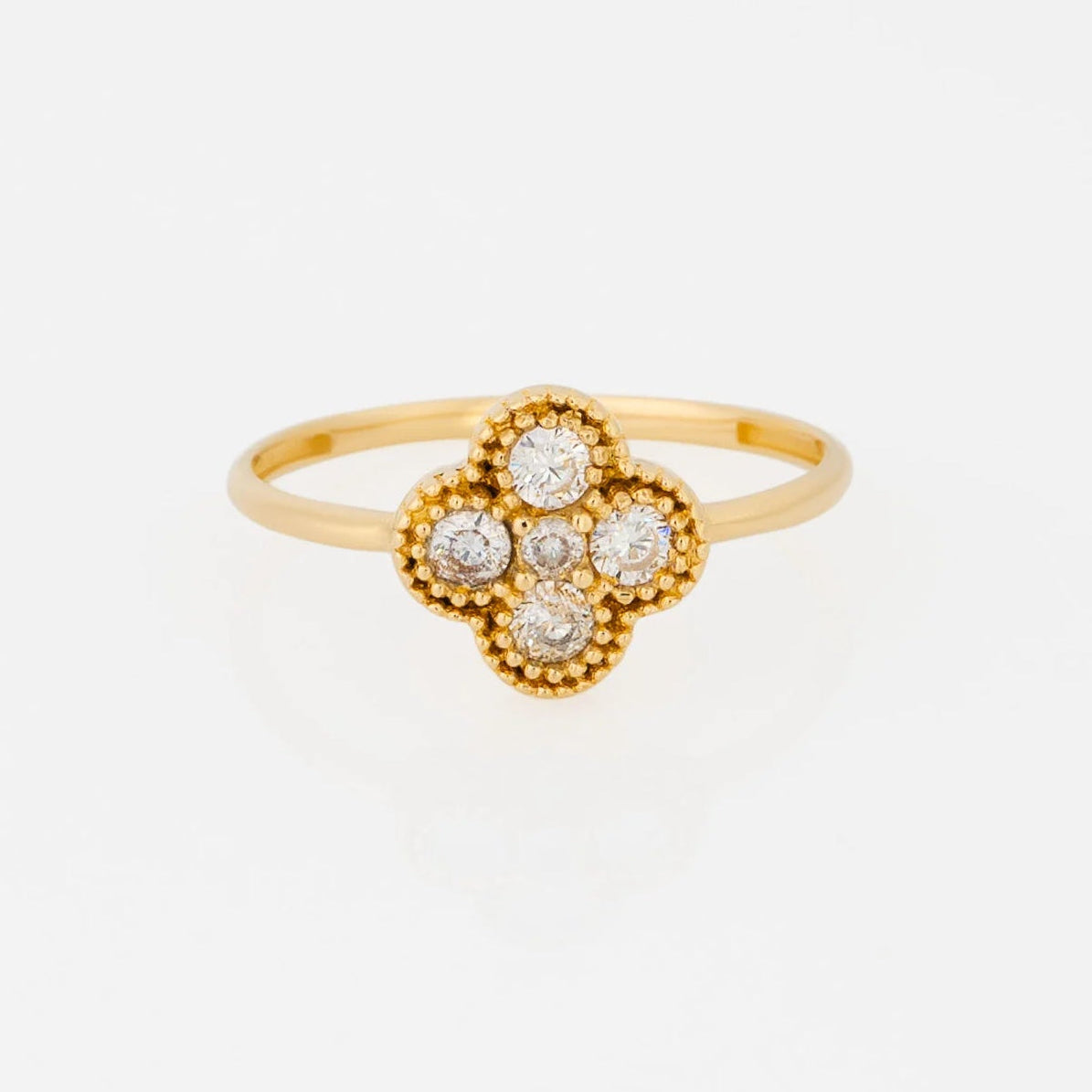 Anillo Trebol Talla 8 3/4