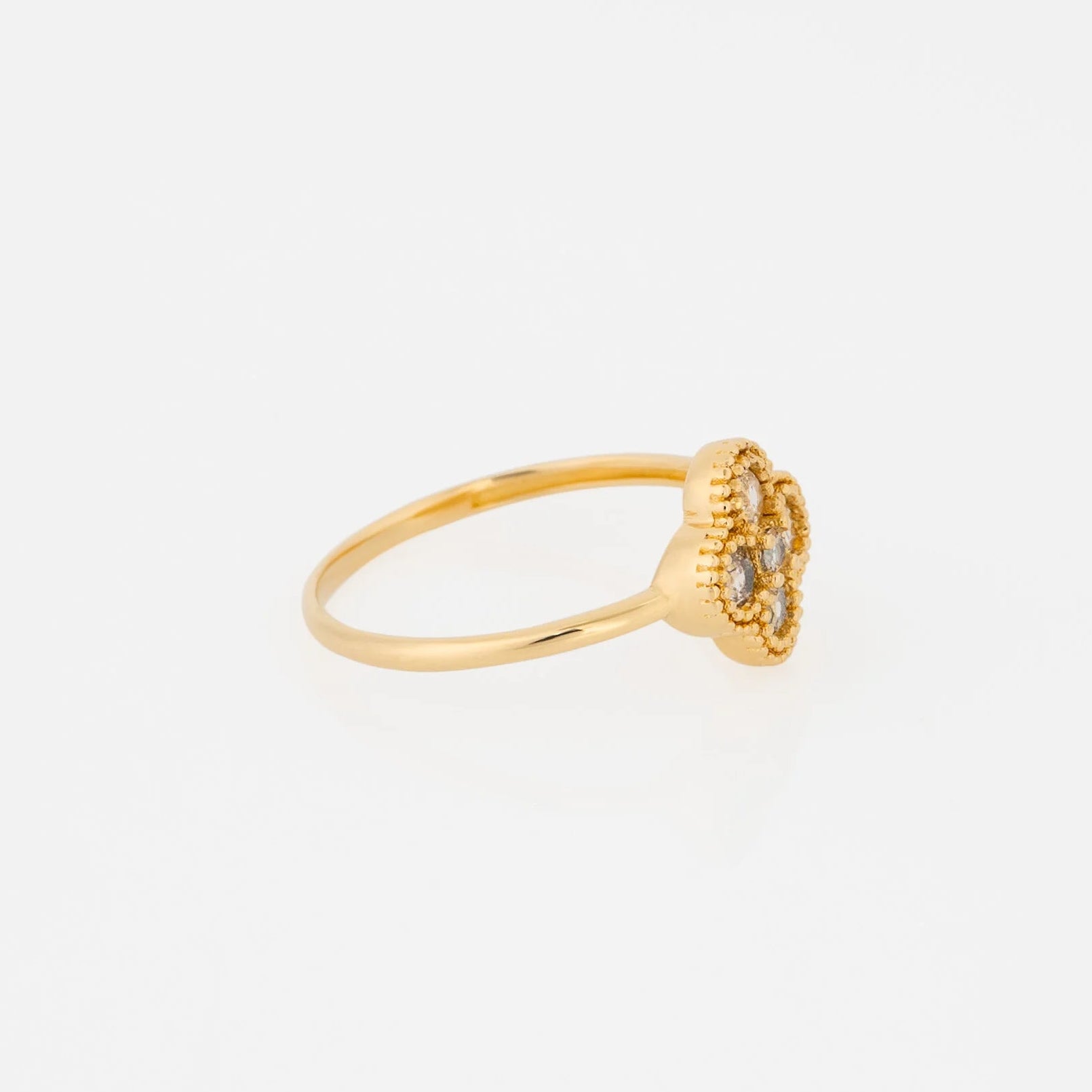 Anillo Trebol Talla 8 3/4