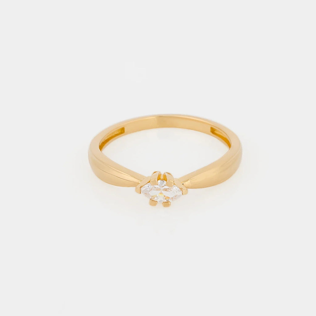 Anillo Solitario Talla 6 1/4