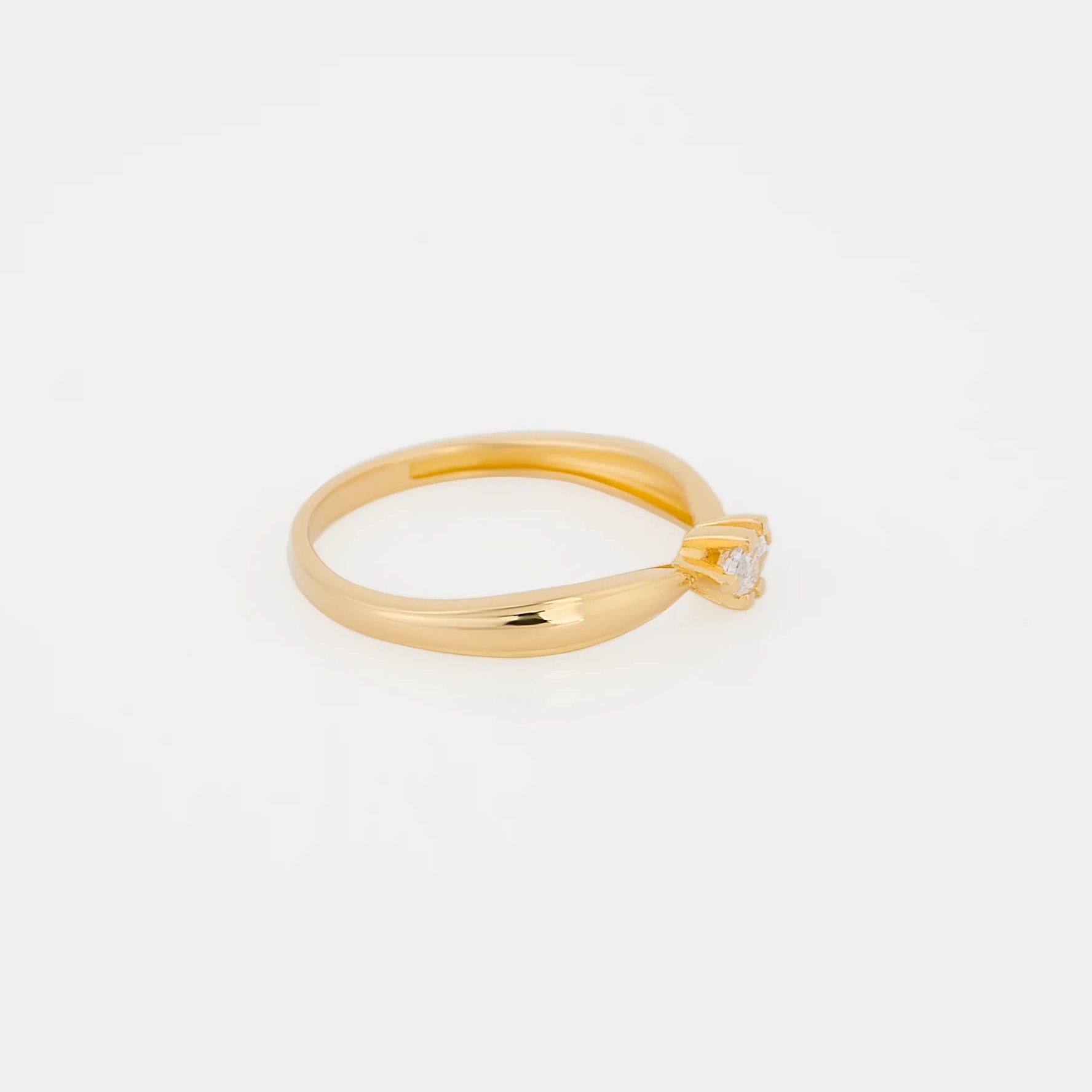 Anillo Solitario Talla 6 1/4