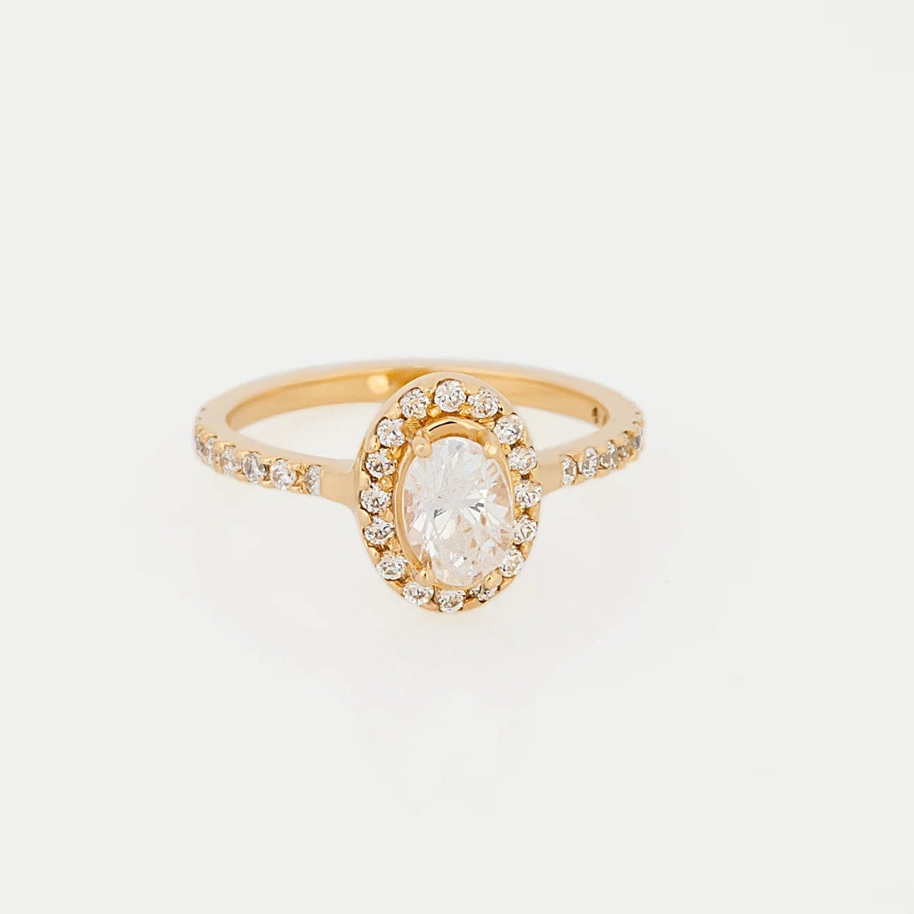 Anillo Compromiso Oval Talla 4 1/2